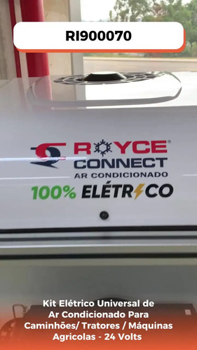 Ar Condicionado Elétrico De Teto Caminhão 24v (inverter) 8