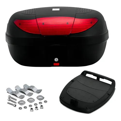 Baú Moto Bauleto 45 Litros Smart Box Pro Tork Com Nf 9