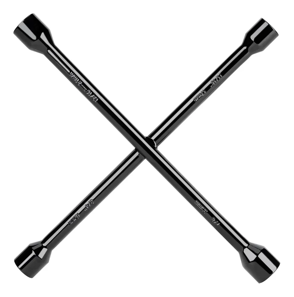 Chave De Roda Cruz Universal Profissional 17 19 21 23mm Aço 6