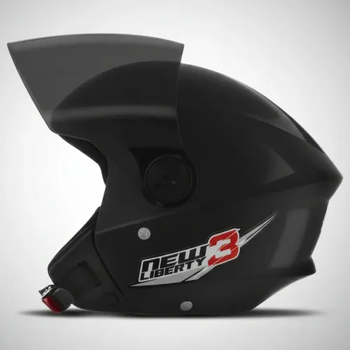 Capacete de Moto Aberto Preto Pro Tork New Liberty Three Tamanho 56
