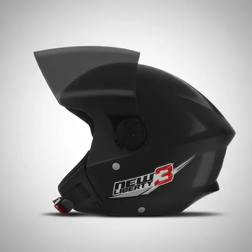 Capacete de Moto Aberto Preto Pro Tork New Liberty Three Tamanho 56 9