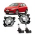 Par Farol Milha Gol G5 Saveiro 08 A 13 Lente Vidro + Lampada 7