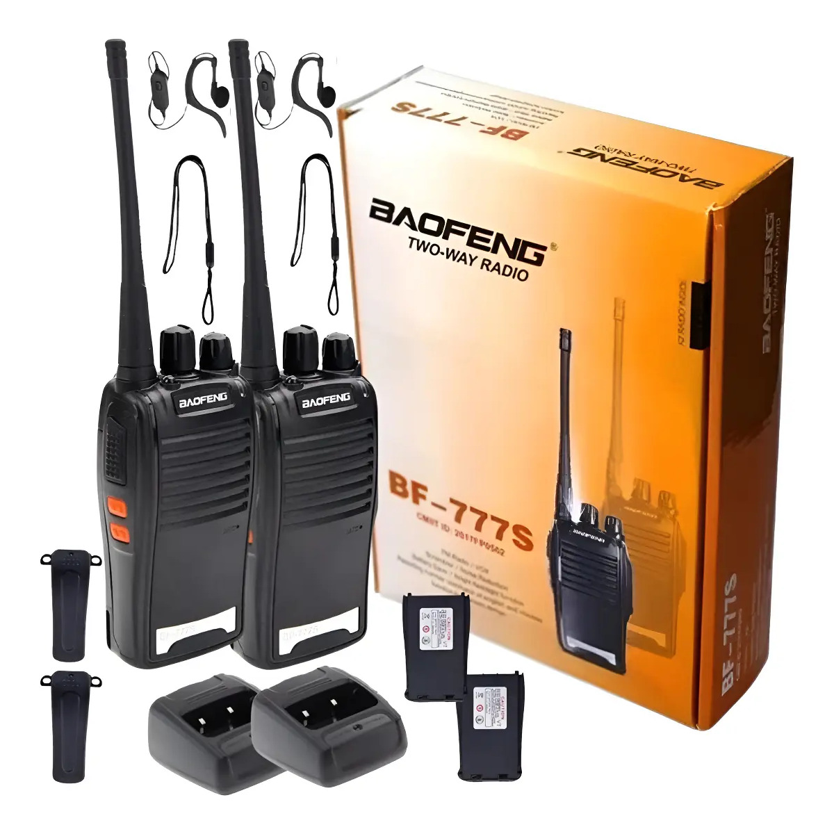 Kit Comunicador 16 Canais Baofeng 777s Loja 2