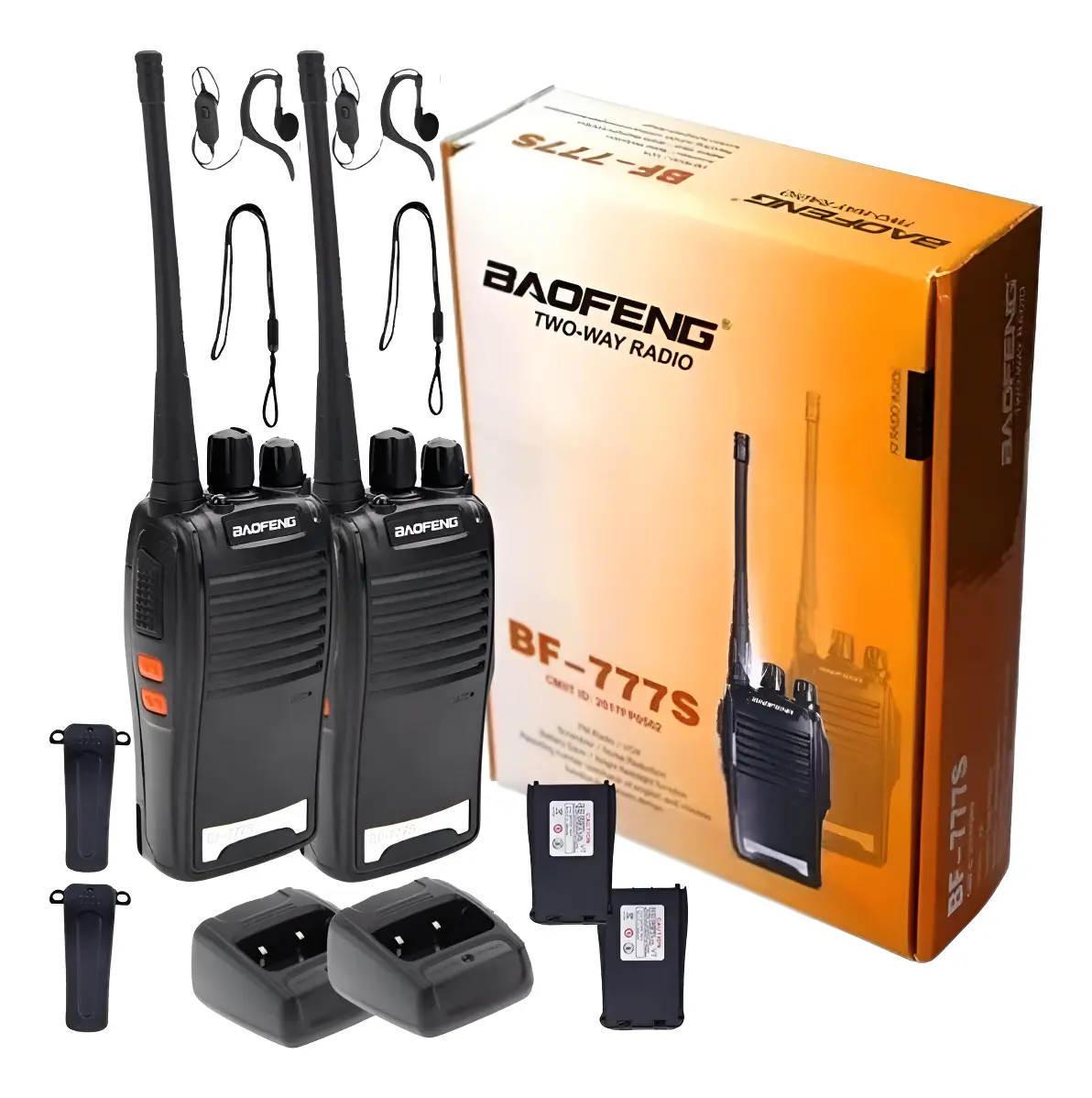 Kit Comunicador 16 Canais Baofeng 777s Loja 7
