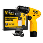 Parafusadeira Furadeira The Black Tools TB12A 3/8 a Bateria Cor Amarelo Frequência 60Hz