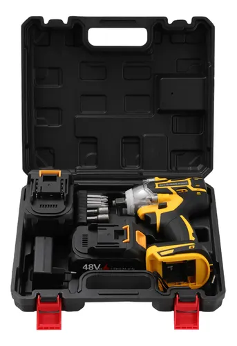 Chave De Impacto 48v Dupla Baterias Acessórios Profissional 5