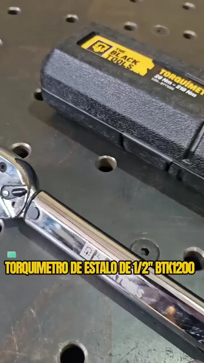 Torquímetro De Estalo Click Para Soquete 1/2 Pol 28 210 Nm 2.8 A 21kg Reversível Ajustável Com... 4