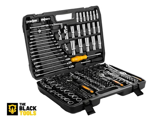Jogo Soquetes Catracas Ferramentas Kit Chave 216 Peças Completa Oficina Master Maleta Tkf216 The... 4
