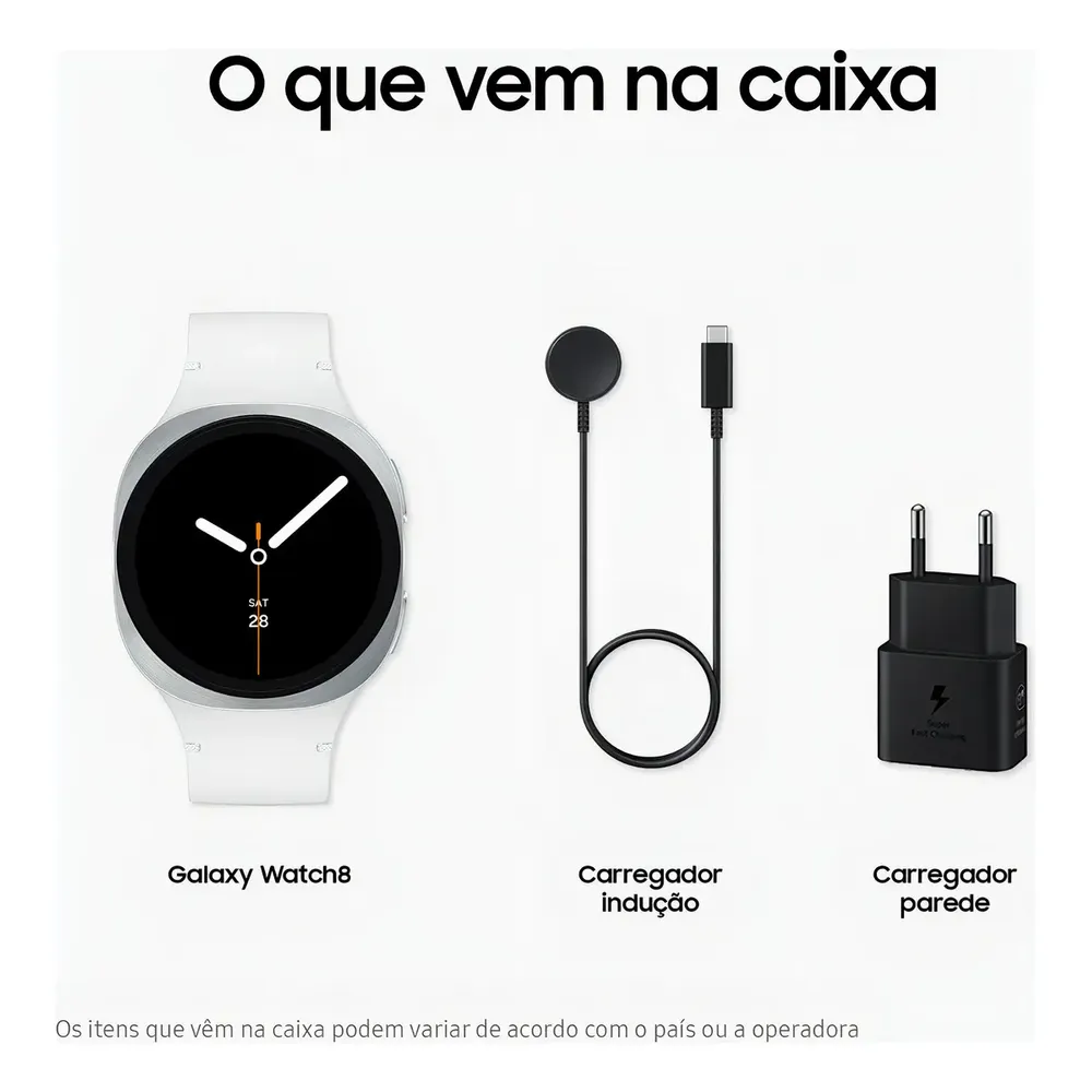 Smartwatch Samsung Galaxy Watch8 LTE 44mm Prata 5