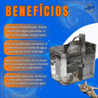 Fonte De Agua Para Gato Cachorro Bebedouro Automático Bivolt 127/220v Cinza escuro 3